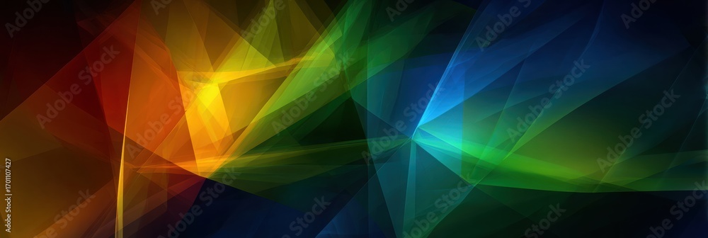 Aufkleber colorful abstract composition featuring vibrant hues and dynamic shapes in a mesmerizing display of 