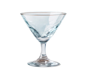 Tall, thin glass on a transparent background