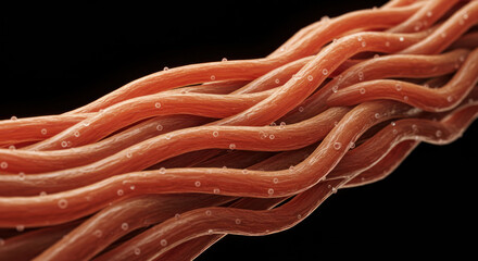 Muscle Fiber Anatomy: Detailed View of Muscle Tissue