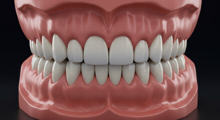 Anatomical Dental Model of Teeth and Gums for Educational Purposes