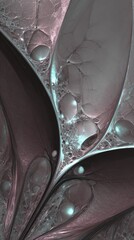 Abstract Fluid Art Pattern With Light Effects