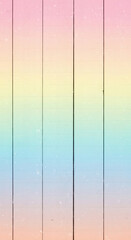 Rainbow Pastel Gradient Wooden Planks Background with Sparkles