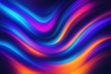 Obraz premium Dynamic motion graphics with flowing gradient effects creating modern kinetic background perfect for technology presentations and innovative brand marketing with contemporary digital appeal