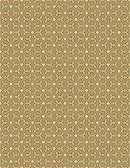 Seamless geometric mosaic pattern with floral shapes. Ideal for tiles, textiles, wallpapers, traditional decorative backgrounds projects, and architectural designs.