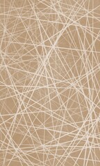 Abstract geometric line pattern on beige background, modern wallpaper design