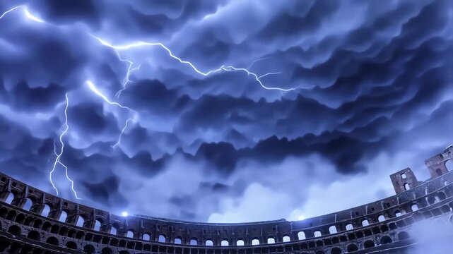 Stormy Colosseum