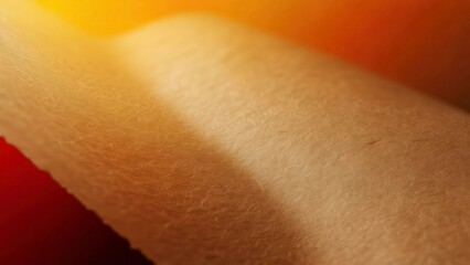 Fototapeta premium Warm orange kraft paper texture with soft gradient lighting