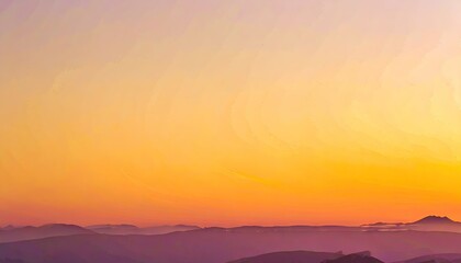 Obraz premium Orange and Purple Sunset Landscape