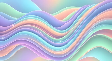Fototapeta premium Abstract Business Growth with Calming Rhythms