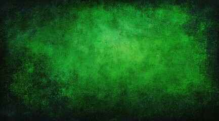 Textured emerald green background with dark edges