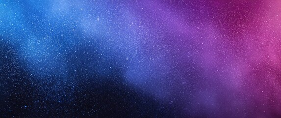 Abstract cosmic dust or nebulae, vibrant gradient of blue and purple