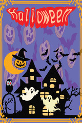 halloween vector illustration