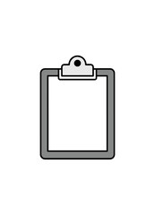 Empty clipboard illustration