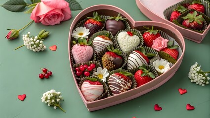 Indulge in decadent chocolate covered strawberries perfect for Valentine's Day celebrations and romantic gifts
