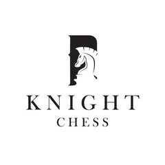 chess logo concept vintage retro game design miniature chess pawn design, silhouette concept symbol icon illustration vector and icon
