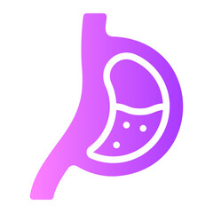 stomach gradient icon
