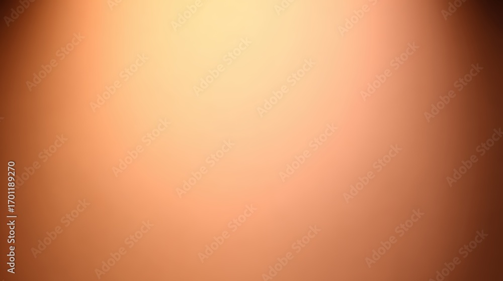 Poster warm gradient background with soft light emanating from the top creating a gentle and inviting abstr