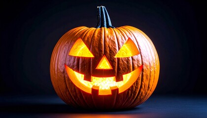 Obraz premium A luminous symbol of autumn festivities. 