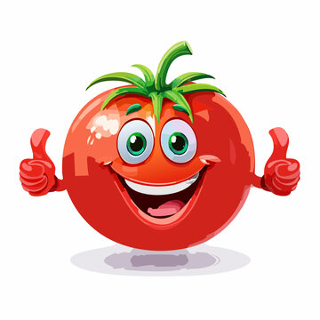 Lustige Tomate