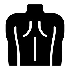 back glyph icon