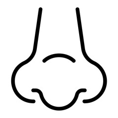 nose line icon