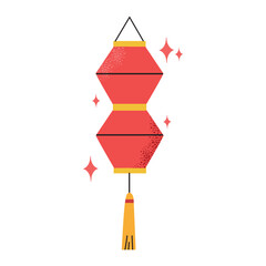 Chinese Lantern 4 icon clipart avatar isolated illustration