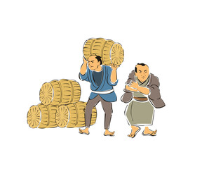 年貢米　江戸幕府