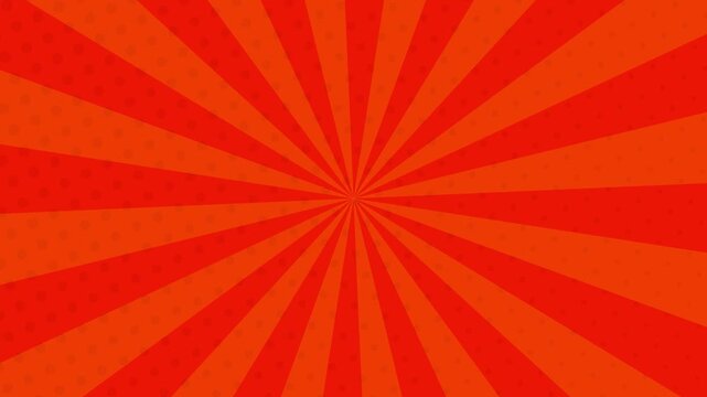 Yellow sunburst pattern background, Radial pattern of alternating yellow and orange stripes.
Orange swirl background motion graphic animation, Vibrant orange sunburst graphic, 