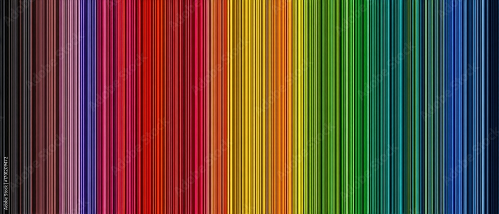 Poster a vibrant spectrum of multicolored parallel vertical lines creates a mesmerizing rainbow gradient tr