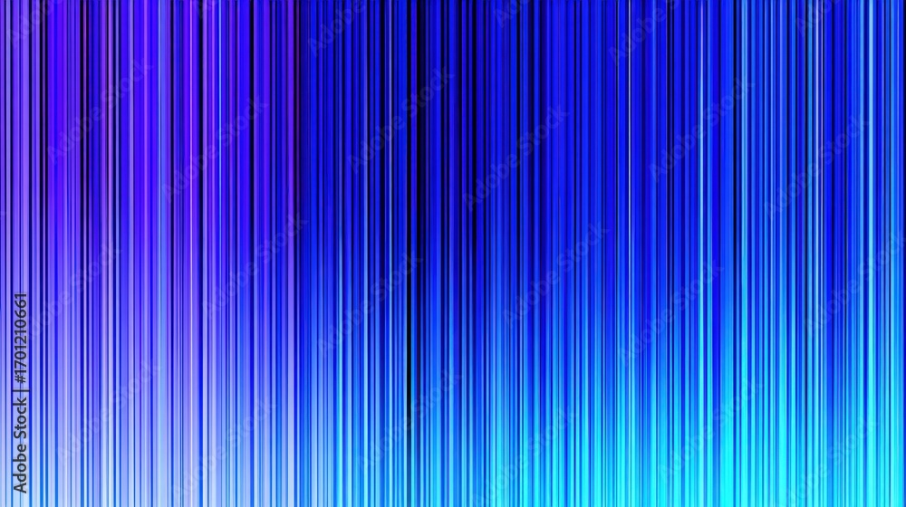 Poster abstract background of vibrant blue and purple vertical lines creating a modern and energetic visual