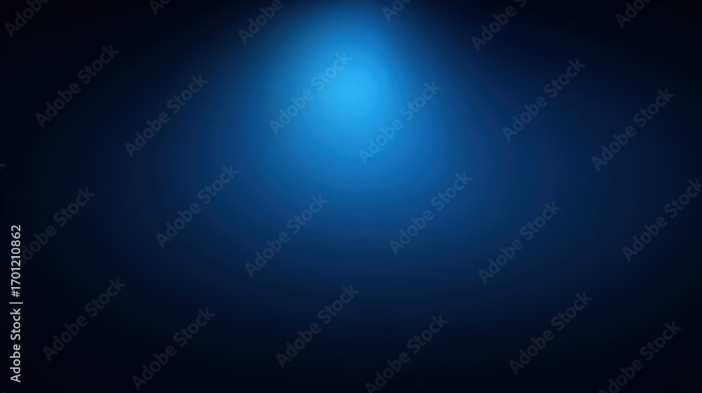 Poster the abstract spotlight shines brightly from above, creating a serene and ethereal glow on the deep b