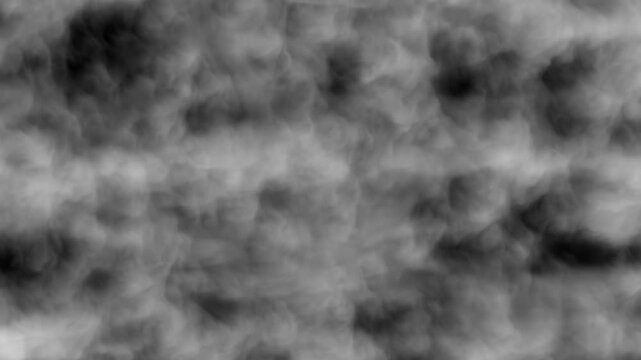 Realistic white smoke, fog, and mist cloud effect on a black background. This atmospheric texture is perfect for creating spooky Halloween overlays, vapor backgrounds, or a hazy, mysterious feel.