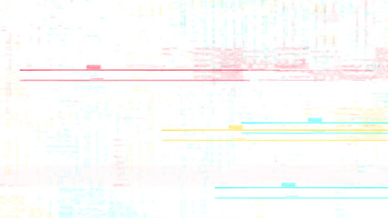 Modern Futurism Design with Broken Video Image and Transparent BG. Techno glitch style backdrop. Glitched banner with TV noise, Glitch camera effect. TV scan line monitor. Data noise texture.