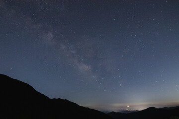 Celestial Night Sky with Countless Stars in Gapyeong, South Korea