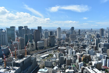 Fototapeta premium 大阪 ビル 梅田スカイビル タワー