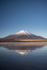 山中湖から望む富士山