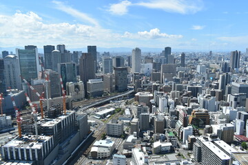 Obraz premium 大阪 ビル 梅田スカイビル タワー