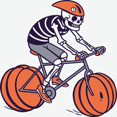 A cheerful cartoon boy in a basketball uniform plays with an orange pumpkin, ready for a fun Halloween game