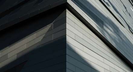 Angular modern building exterior