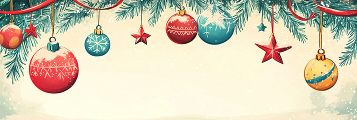 Vintage Retro Weihnacht Winter Landschaft Hintergrund