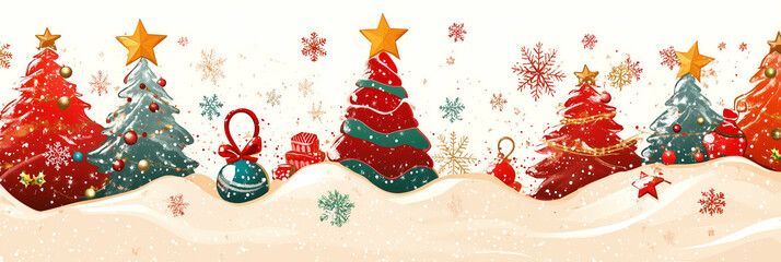 Vintage Retro Weihnacht Winter Landschaft Hintergrund