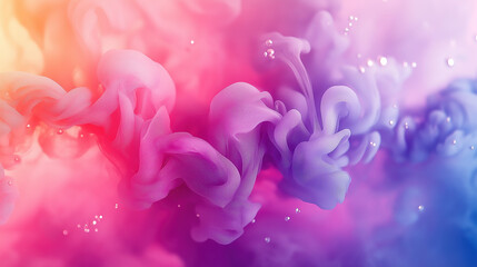 Fototapeta premium Dreamy Abstract Smoke Background for Creative Poster Design, Web Background, Artistic Decoration and Multimedia Visual Projects