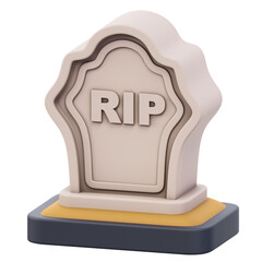tombstone 3d illustration