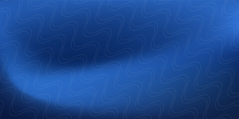 Abstract smooth blue and black gradient background. Mesh featuring waves lines.