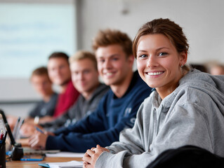 Students Engaged in Learning During a Classroom Session