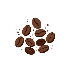 Obraz premium Stylized Coffee Beans Gently Debossed into a Rich Brown Textured Background