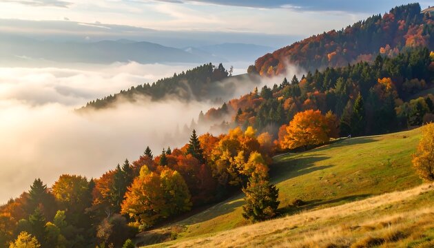 Autumnal mountain landscape (5)
