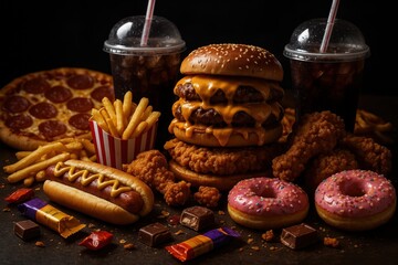 Overflowing Table Ultra Processed Fast