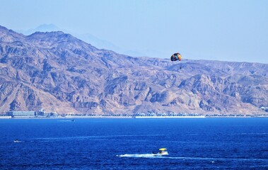 a water sport in the Red sea 