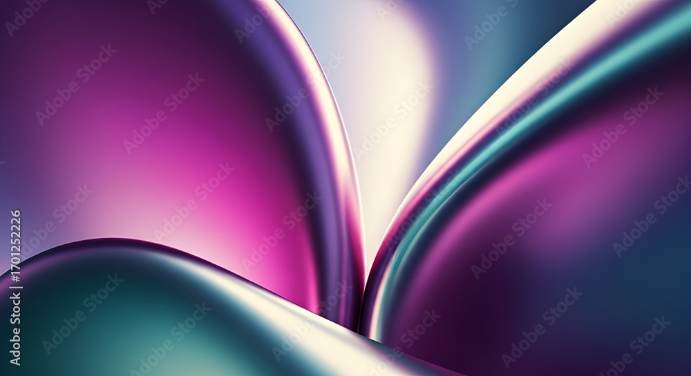 Poster elegant abstract background with metallic petal shapes. a sophisticated design for luxury branding o